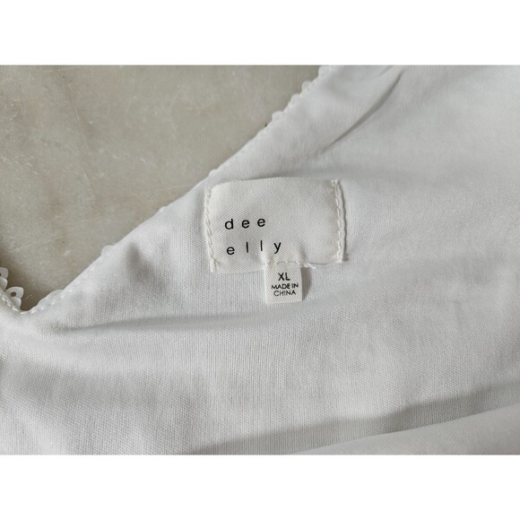 Dee Elly Women's Sequin Star V-Neck Sleeveless Shift Dress Size XL - Picture 6 of 8